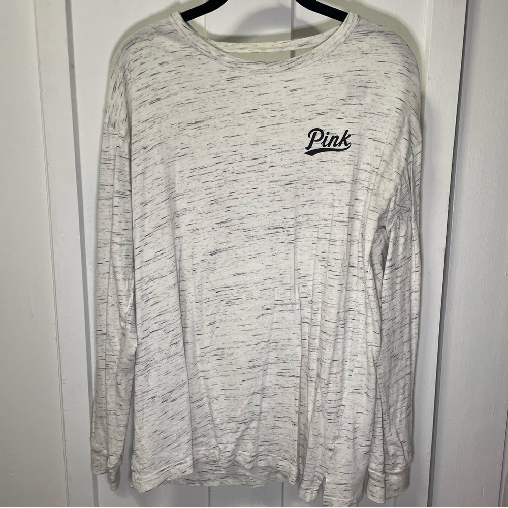 Open Back VS PINK Long Sleeve Tee